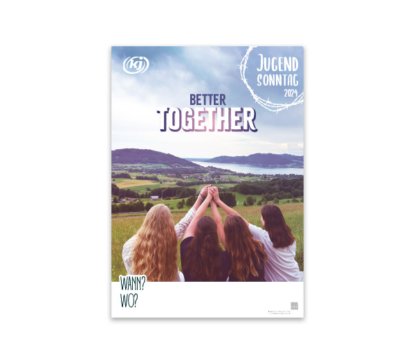 Plakat 2024 Jugendsonntag - Better Together